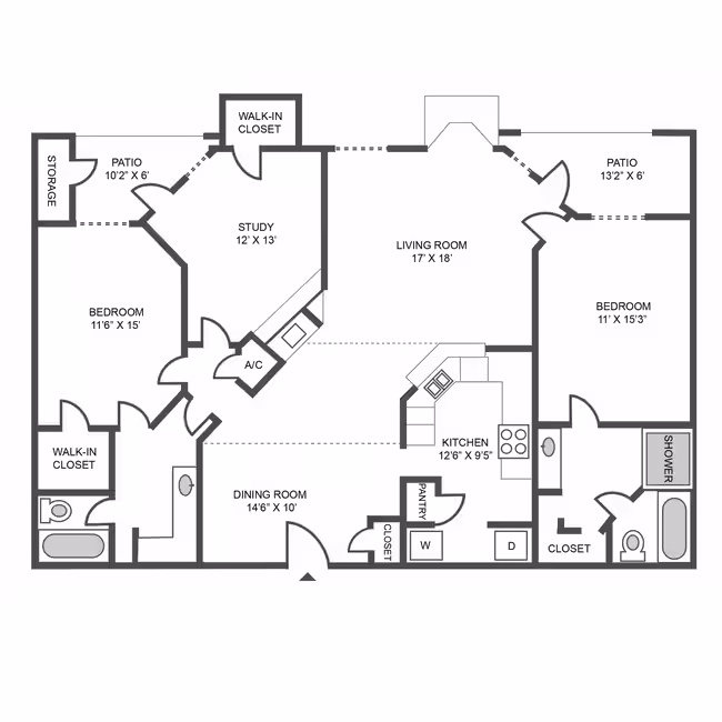 3A Renovation 3 13-1314 floor plan